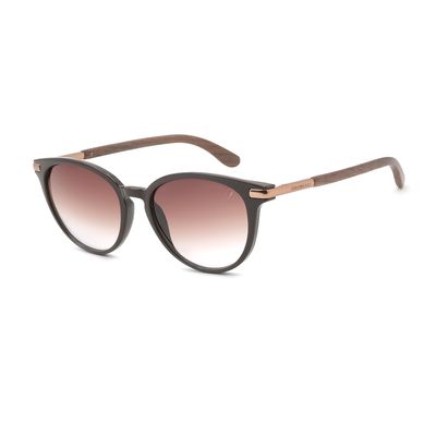 Óculos de Sol Feminino Chilli Beans Redondo Degradê Marrom