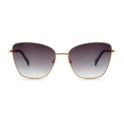 Óculos de Sol Feminino Chilli Beans Quadrado Degradê Dourado
