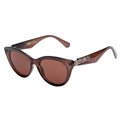 Óculos de Sol Feminino Eco Cat Marrom