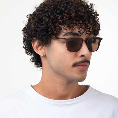 Óculos de Sol Masculino The Beatles Jazz Polarizado Preto