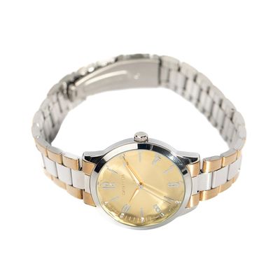 Relógio Analógico Feminino Chilli Beans Prata Dourado