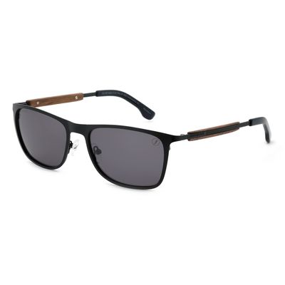 Óculos de Sol Masculino Bambu e Madeira Polarizado Preto