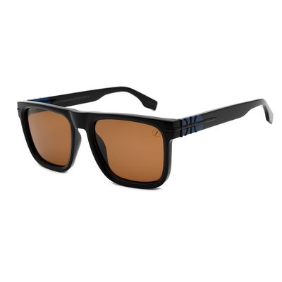 Óculos de Sol Masculino NBA Chicago Bulls Quadrado Polarizado Preto