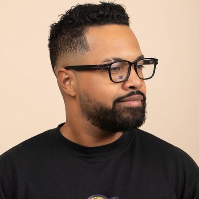 Armação Para Óculos de Grau Masculino NBA Golden State Warriors Azul