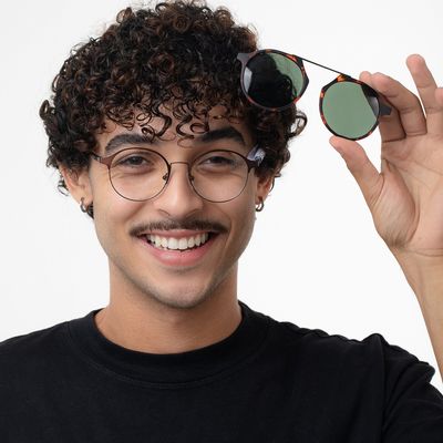 Armação Para Óculos de Grau Masculino Chilli Beans Preto Polarizado