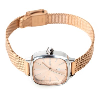 Kit Relógio Analógico Com Pulseira Feminino Marília Mendonça Rosé