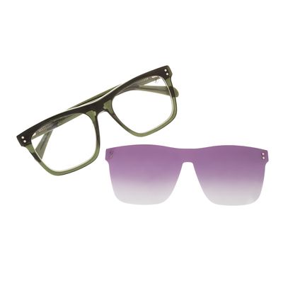 Armação Para Óculos de Grau Masculino Chilli Beans Multi Polarizada Verde