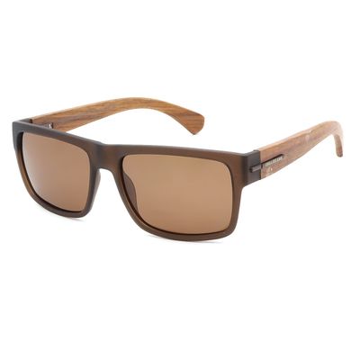 Óculos de Sol Masculino Chilli Beans Quadrado Polarizado Marrom