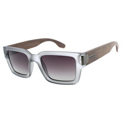Óculos de Sol Masculino NBA Lakers Quadrado Polarizado Cinza