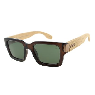 Óculos de Sol Masculino NBA Lakers Quadrado Polarizado Verde