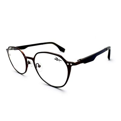 Armação Para Óculos de Grau Masculino Reebok Multi Polarizada Marrom