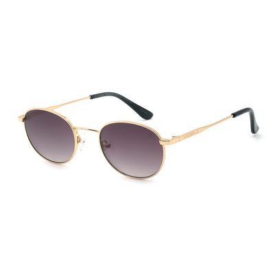 Óculos de Sol Infantil Feminino Chilli Beans Redondo Degradê Dourado