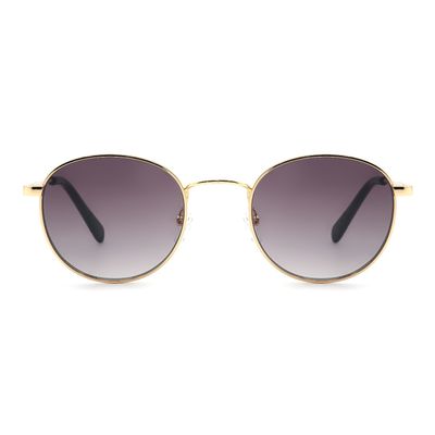 Óculos de Sol Infantil Feminino Chilli Beans Redondo Degradê Dourado