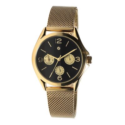 Relógio Analógico Feminino Chilli Beans Multifunção Dourado