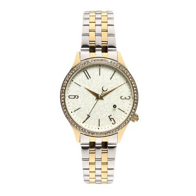 Relógio Analógico Feminino Chilli Beans Dourado Prata