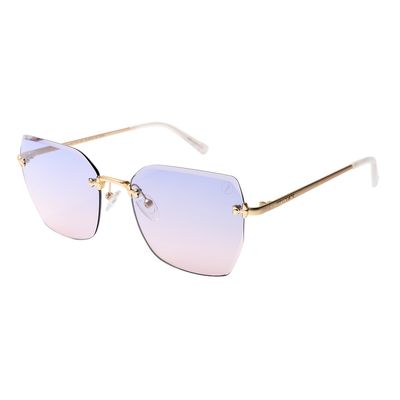 Óculos de Sol Feminino Ursinhos Carinhosos Quadrado Degradê Dourado