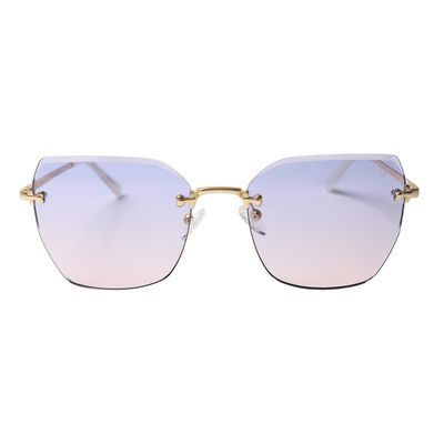 Óculos de Sol Feminino Ursinhos Carinhosos Quadrado Degradê Dourado