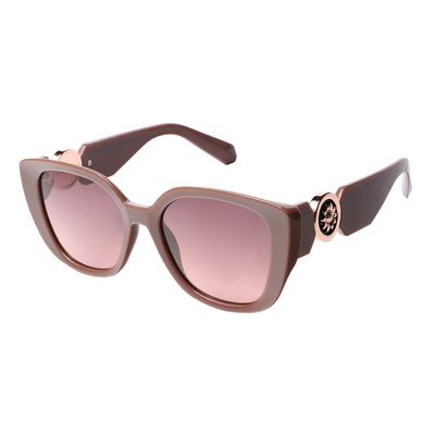 Óculos de Sol Feminino Carlinhos Maia Quadrado Degradê Marrom