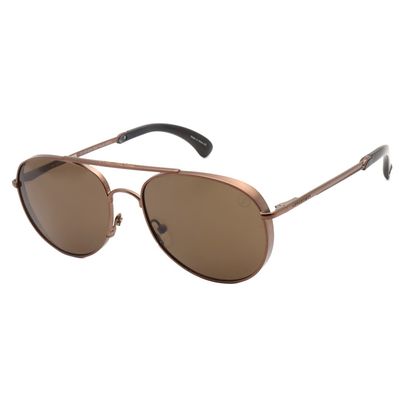 Óculos de Sol Unissex Volkswagen Beetle Aviador Marrom Escuro