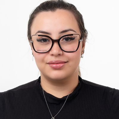 Armação Para Óculos de Grau Feminino Marília Mendonça Quadrado Preto