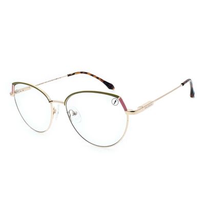 Armação Para Óculos de Grau Feminino Chilli Beans Redondo Dourado