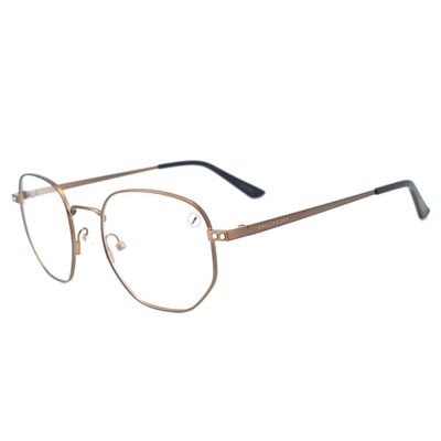 Armação Para Óculos De Grau Unissex Chilli Beans Hexagonal Multi Dourado