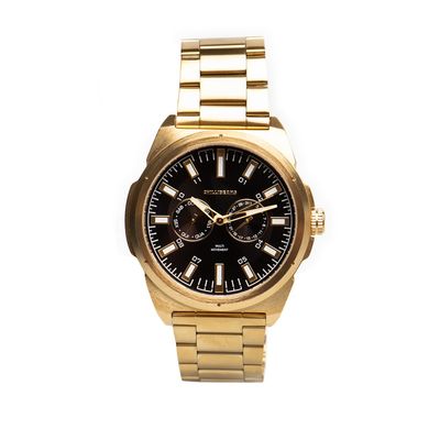 Relógio Análgico Multifunção Masculino Chilli Beans Metal Dourado