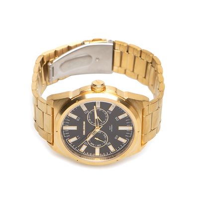 Relógio Análgico Multifunção Masculino Chilli Beans Metal Dourado
