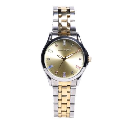 Relógio Analógico Feminino Chilli Beans Metal Prata Dourado