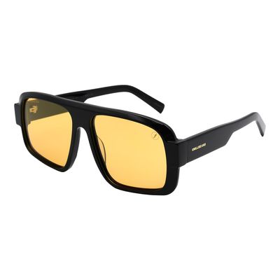 Óculos de Sol Unissex Chilli Beans Quadrado Polarizado Amarelo