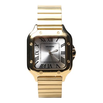 Relógio Analógico Masculino Chilli Beans Metal Dourado