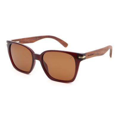 Óculos de Sol Masculino Chilli Beans Quadrado Polarizado Vermelho