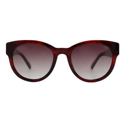 Óculos de Sol Feminino Marília Mendonça Redondo Polarizado Vermelho