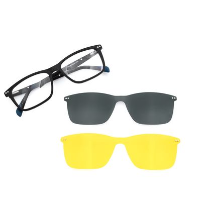 Armação Para Óculos de Grau Masculino Volkswagen Night Vision Multi Polarizado Verde