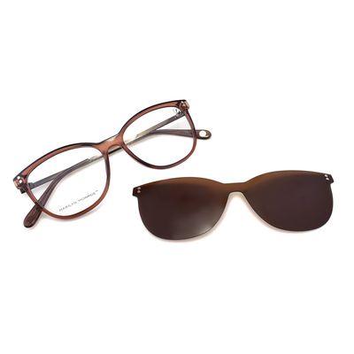 Armação Para Óculos de Grau Feminino Chilli Beans Multi Polarizado Marrom