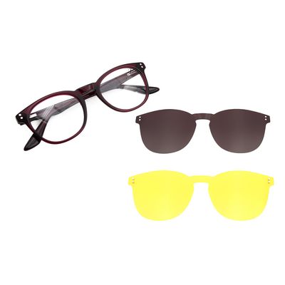 Armação Para Óculos de Grau Feminino Chilli Beans Polarizado Vermelho