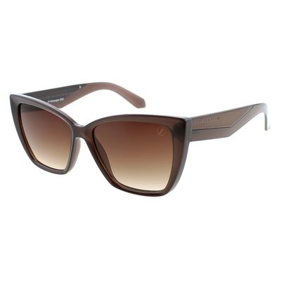 Óculos de Sol Feminino Volkswagen Quadrado Degradê Marrom