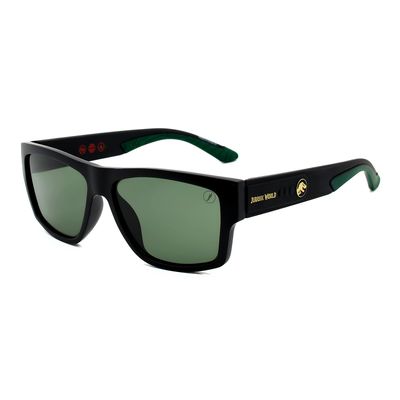 Óculos de Sol Infantil Masculino Jurassic World Quadrado Verde