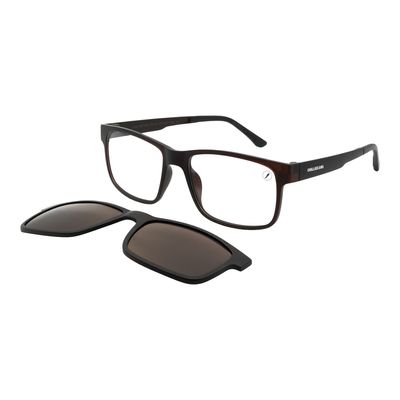 Armação Para Óculos de Grau Masculino Chilli Beans Multi Polarizado Marrom
