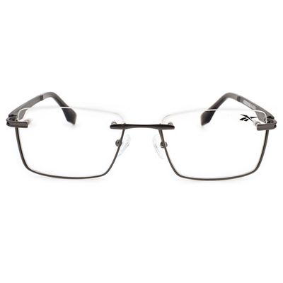 Armação Para Óculos de Grau Masculino Reebok Metal Quadrado Fosco