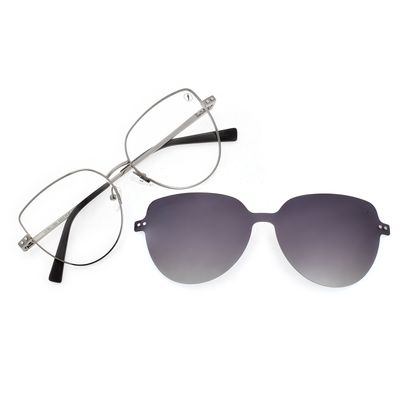 Armação Para Óculos de Grau Feminino Chilli Beans Multi Polarizado Prata