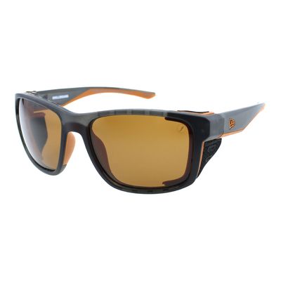 Óculos de Sol Masculino New Era Esporte Polarizado Marrom