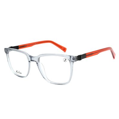 Armação Para Óculos de Grau Masculino New Era Quadrado Laranja