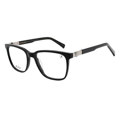 Armação Para Óculos de Grau Masculino New Era Quadrado Preto