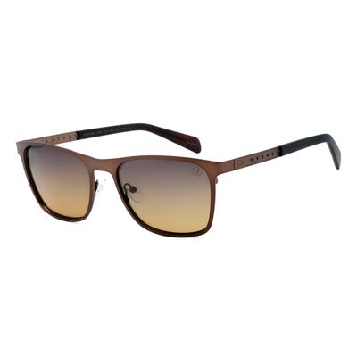 Óculos de Sol Masculino New Era Quadrado Polarizado Degradê Marrom