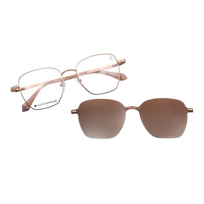 Armação Para Óculos de Grau Feminino Ivete Sangalo Multi Polarizado Rosé