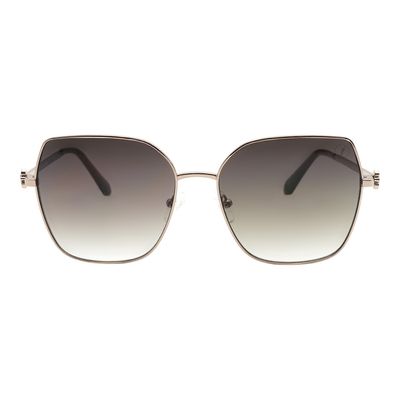 Óculos de Sol Feminino Ivete Sangalo Modelo 3 Peças Degradê Verde