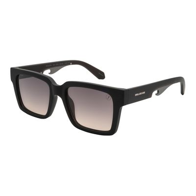 Óculos de Sol Masculino Ivete Sangalo Retangular Preto