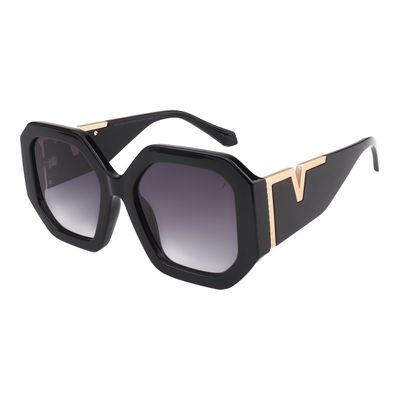 Óculos de Sol Feminino Ivete Sangalo Quadrado Degradê Preto