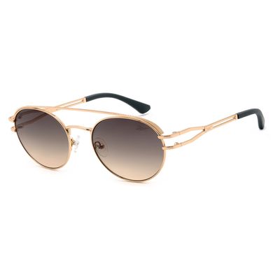 Óculos de Sol Masculino Reebok Redondo Degradê Dourado